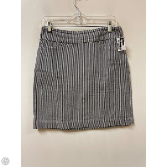 Skirt Mini & Short By Talbots In Striped Pattern, Size: 4p