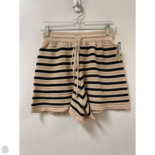 Shorts By She + Sky In Black & Cream, Size: 4
