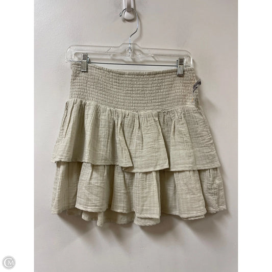 Skirt Mini & Short By Universal Thread In Cream, Size: 4