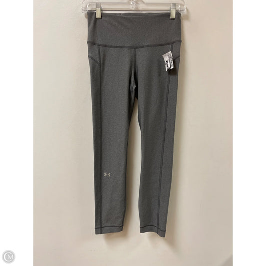 Athletic Leggings By Under Armour In Grey, Size: S