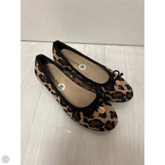 Shoes Flats By London Fog In Animal Print, Size: 6