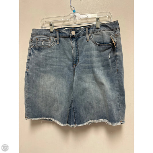 Shorts By Seven 7 In Blue Denim, Size: 14