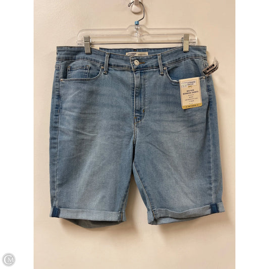 Shorts By Levis In Blue Denim, Size: 16