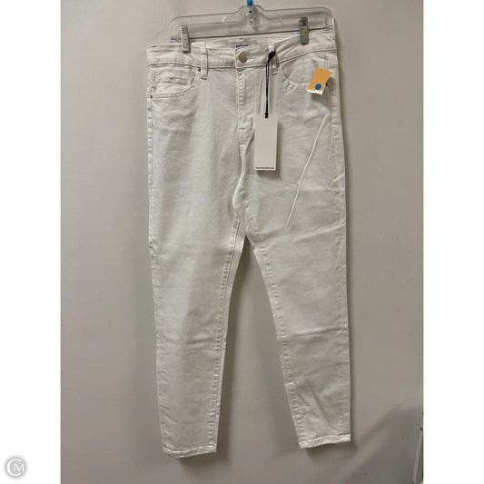 Jeans Skinny By Micas In White Denim, Size: 12