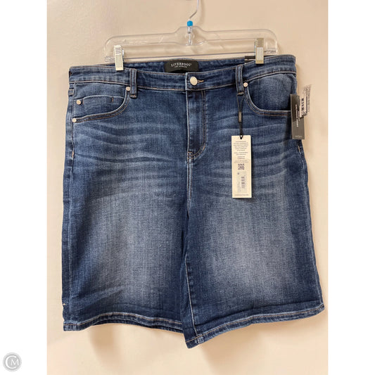 Shorts By Liverpool In Blue Denim, Size: 16