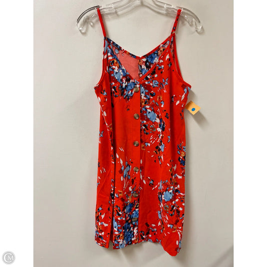 Dress Casual Short By Clothes Mentor In Red, Size: M