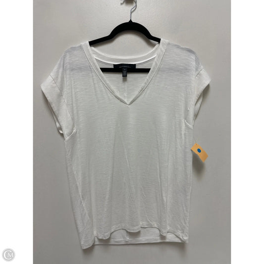 Top Short Sleeve By White House Black Market In White, Size: S