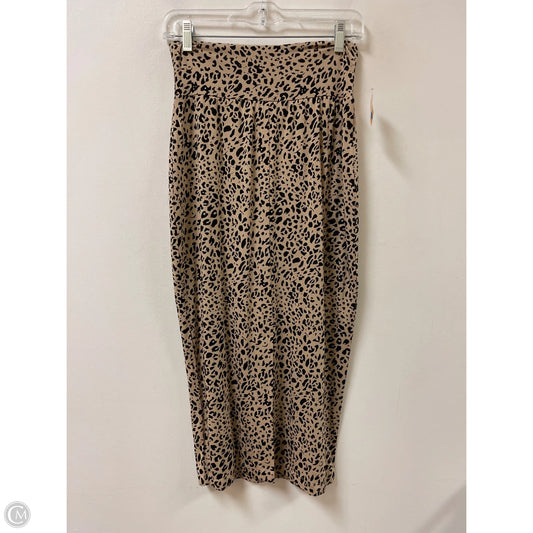 Skirt Midi By Clothes Mentor In Animal Print, Size: 6