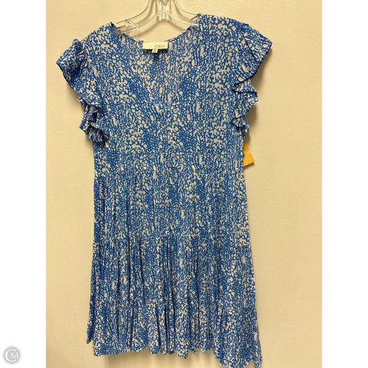 Dress Casual Short By Pinch In Blue & White, Size: M