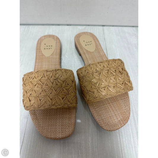 Sandals Flats By A New Day In Brown, Size: 8