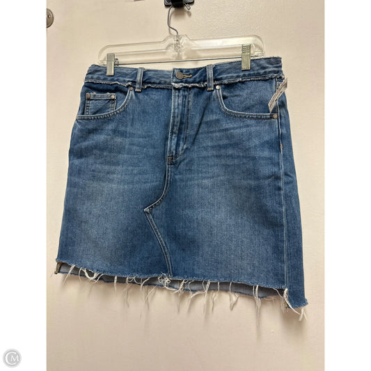 Skirt Mini & Short By Vince Camuto In Blue Denim, Size: 12