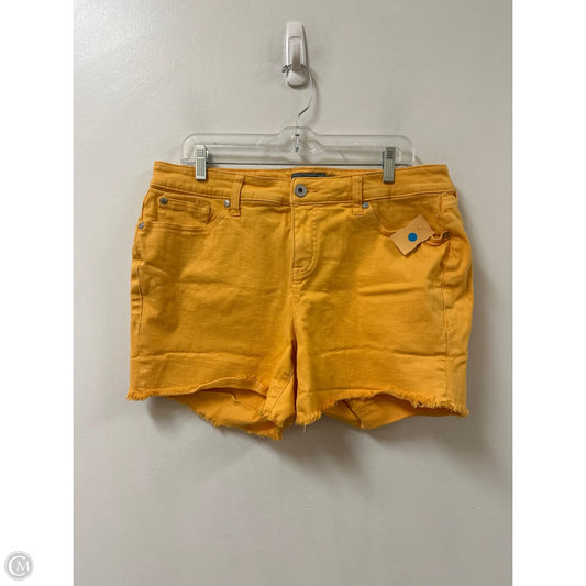 Shorts By Torrid In Yellow Denim, Size: 14