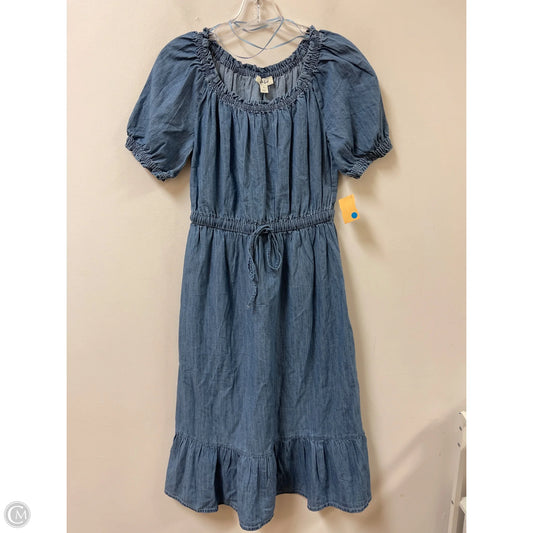 Dress Casual Short By Style And Company In Blue Denim, Size: S