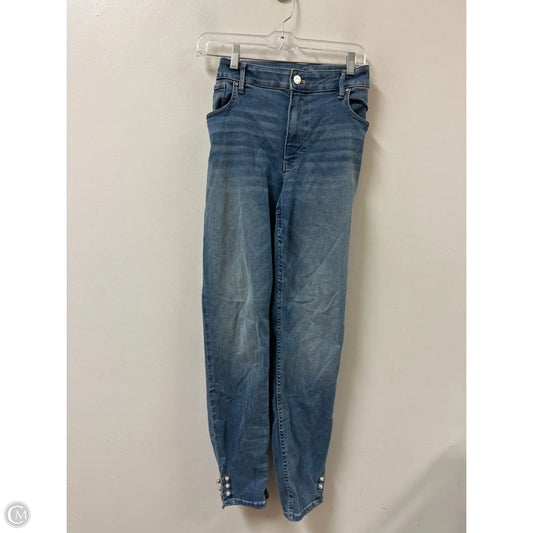 Jeans Skinny By White House Black Market In Blue Denim, Size: 16