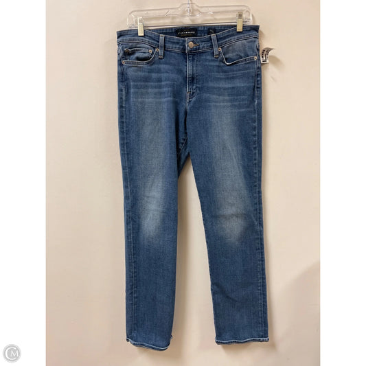Jeans Wide Leg By Lucky Brand In Blue Denim, Size: 10