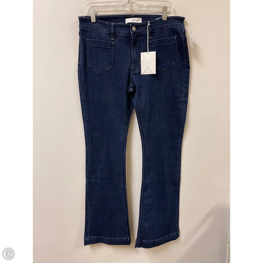 Jeans Boot Cut By Kancan In Blue Denim, Size: 12