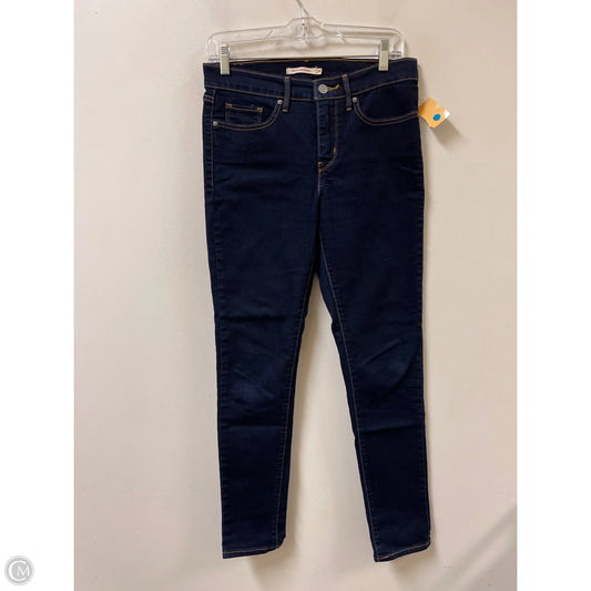 Jeans Skinny By Levis In Blue Denim, Size: 6