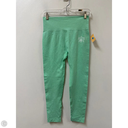 Athletic Leggings By Clothes Mentor In Green, Size: L