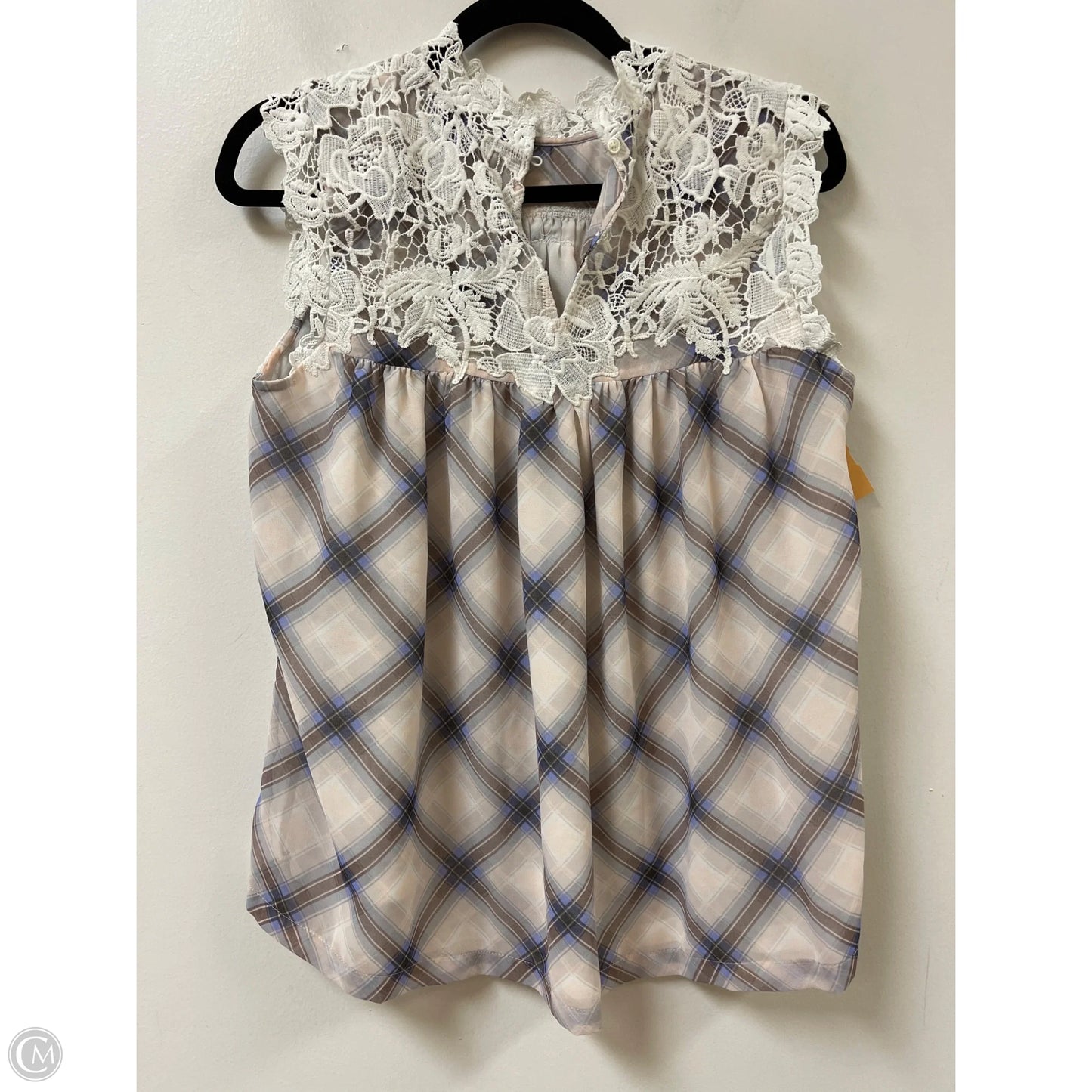 Top Sleeveless By Loft In Brown & Purple, Size: S