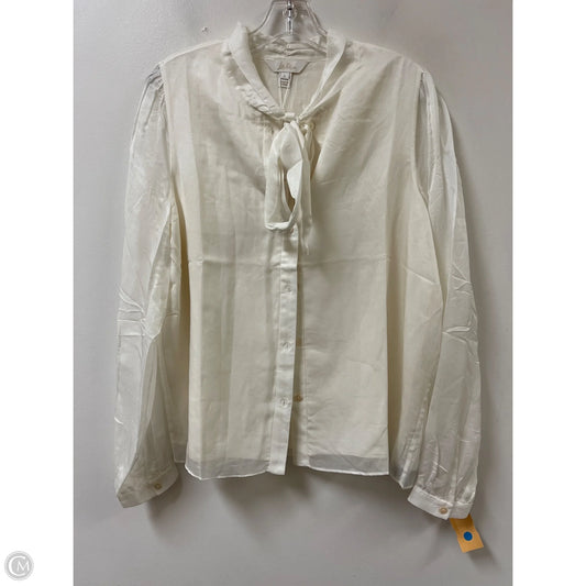 Blouse Designer By Lilly Pulitzer In Cream, Size: L