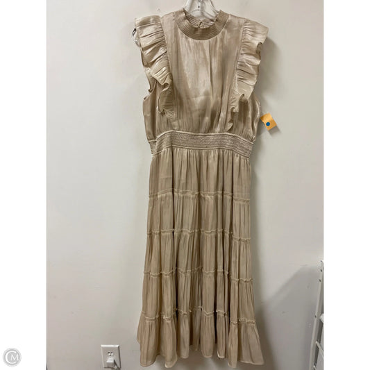 Dress Casual Maxi By Wishlist In Cream, Size: L