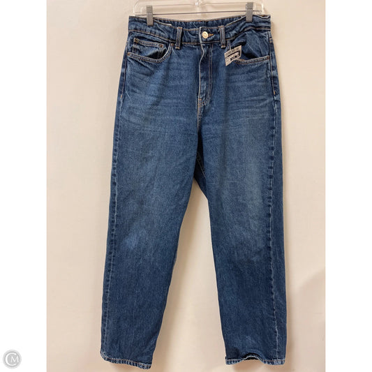 Jeans Straight By Zara In Blue Denim, Size: 10