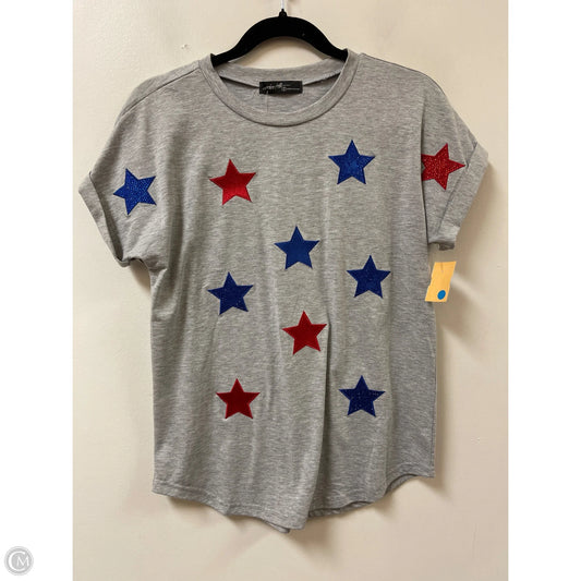 Top Short Sleeve By Ontwelfth In Grey, Size: S