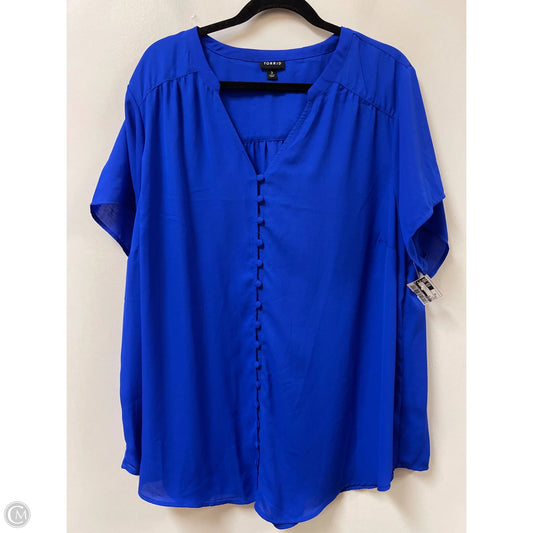 Top Short Sleeve By Torrid In Blue, Size: 3x