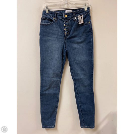 Jeans Skinny By Crown And Ivy In Blue Denim, Size: 6