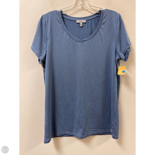 Athletic Top Short Sleeve By Clothes Mentor In Blue, Size: M