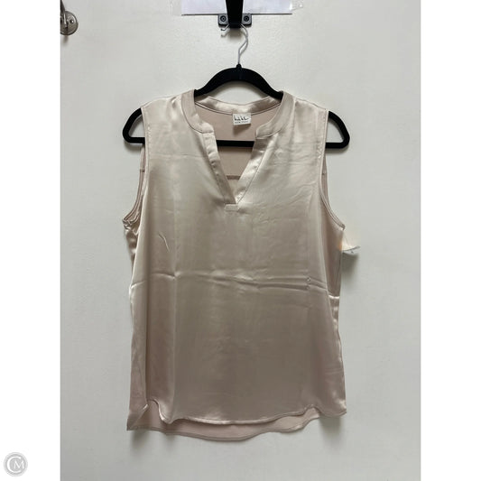 Top Sleeveless By Nicole By Nicole Miller In Cream, Size: S