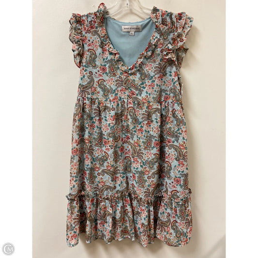 Dress Casual Short By Emma And Michele In Paisley Print, Size: S