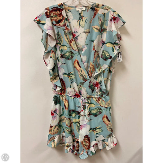 Romper By Umgee In Floral Print, Size: S