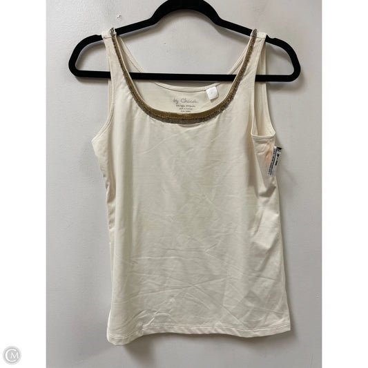 Tank Top By Chicos In Cream, Size: S