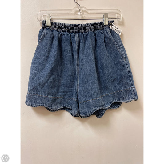Shorts By Vestique In Blue Denim, Size: S