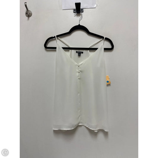 Top Sleeveless By Versona In White, Size: S