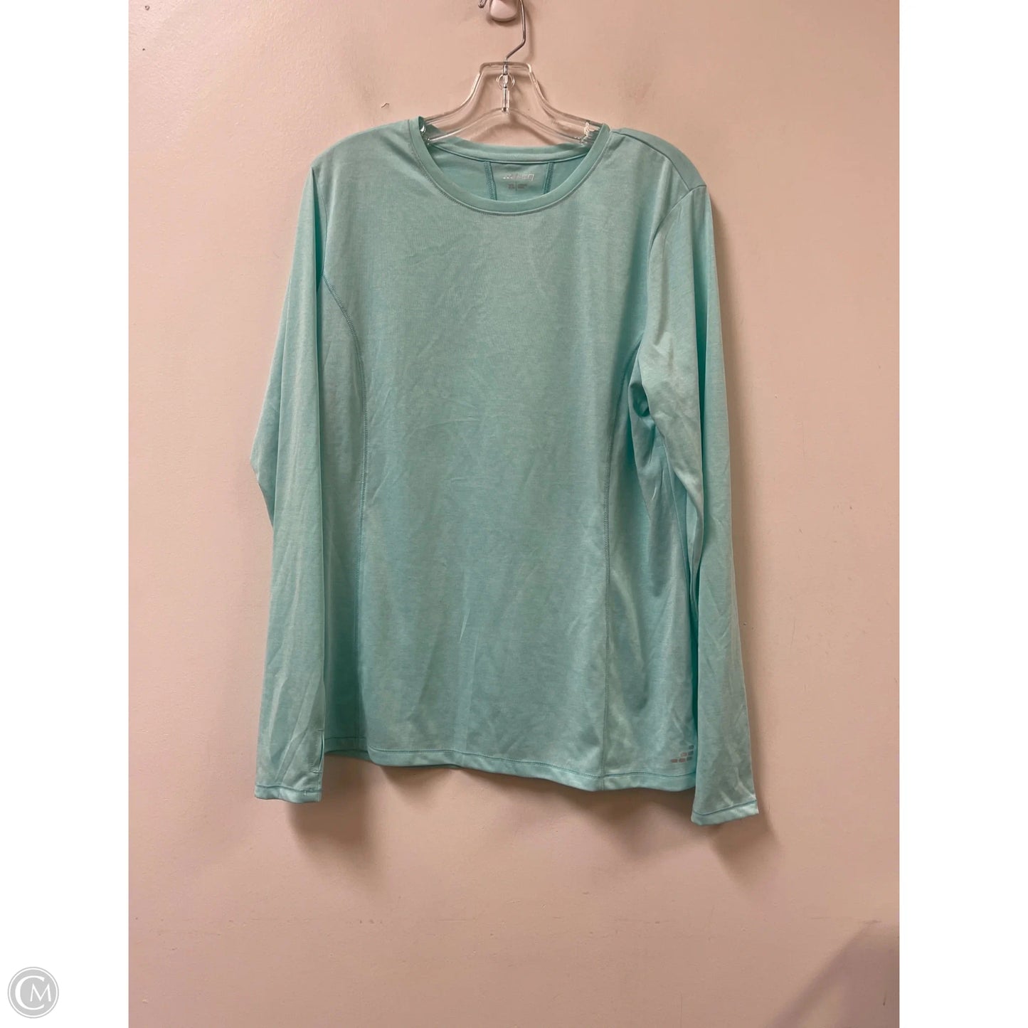 Athletic Top Long Sleeve Crewneck By Bcg In Blue, Size: Xl