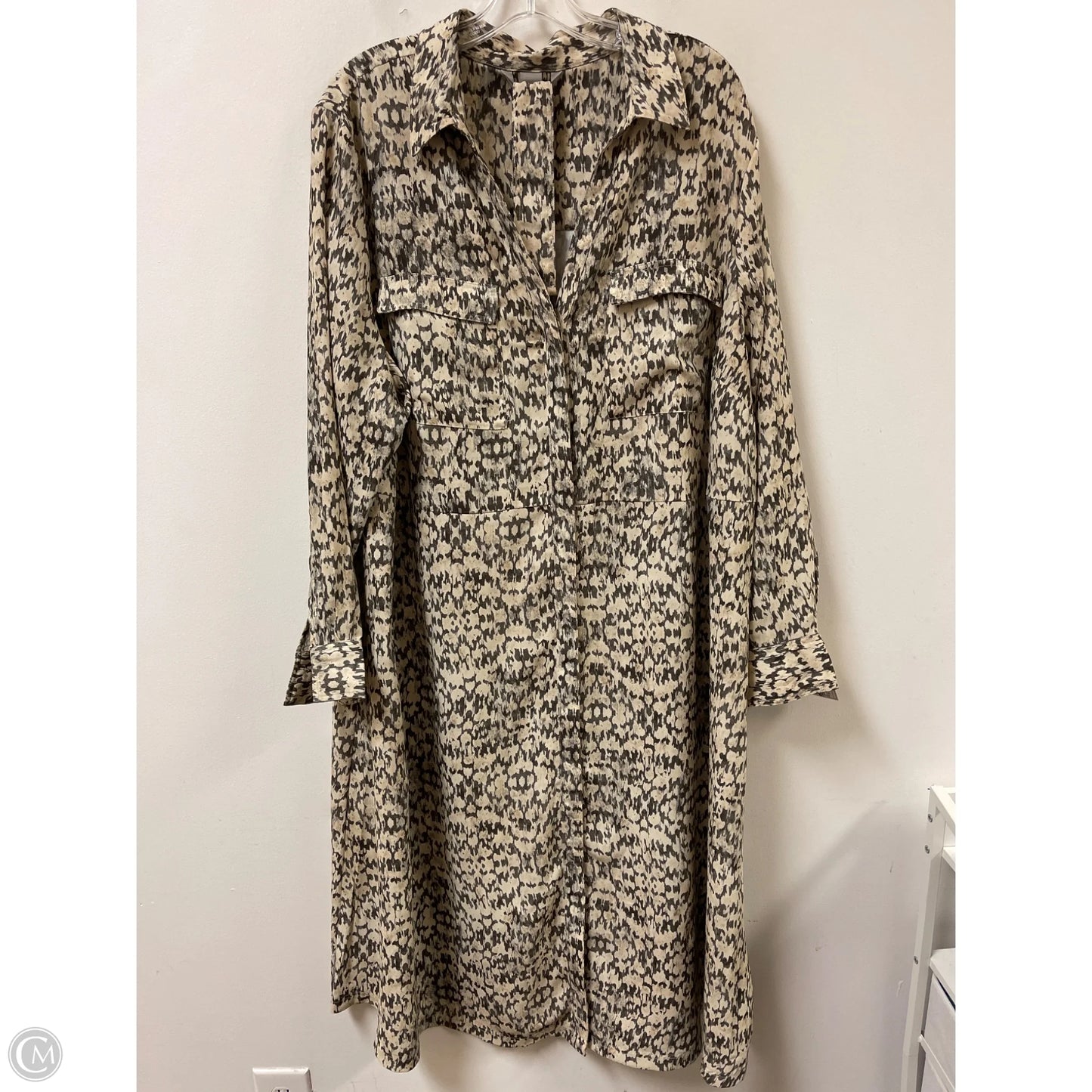 Dress Casual Maxi By H&m In Cream, Size: 1x
