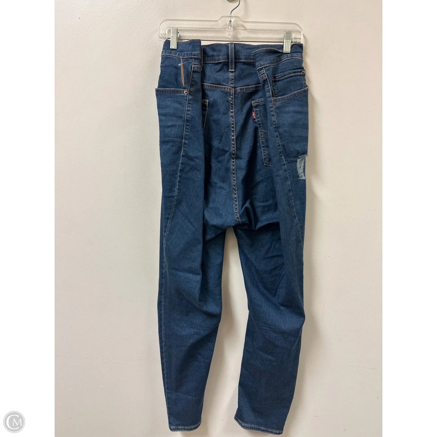 Jeans Skinny By Levis In Blue Denim, Size: 24