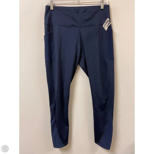 Athletic Leggings By Clothes Mentor In Navy, Size: L