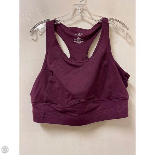 Athletic Bra By Torrid In Purple, Size: 2x