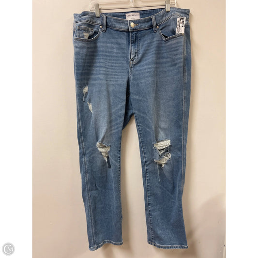 Jeans Straight By Lane Bryant In Blue Denim, Size: 18
