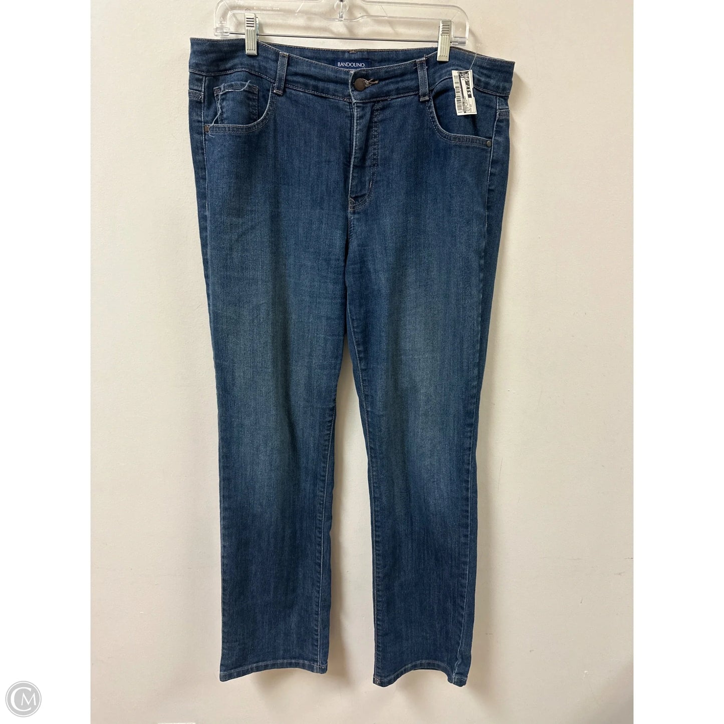 Jeans Skinny By Bandolino In Blue Denim, Size: 12