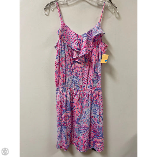 Dress Designer By Lilly Pulitzer In Pink & Purple, Size: S