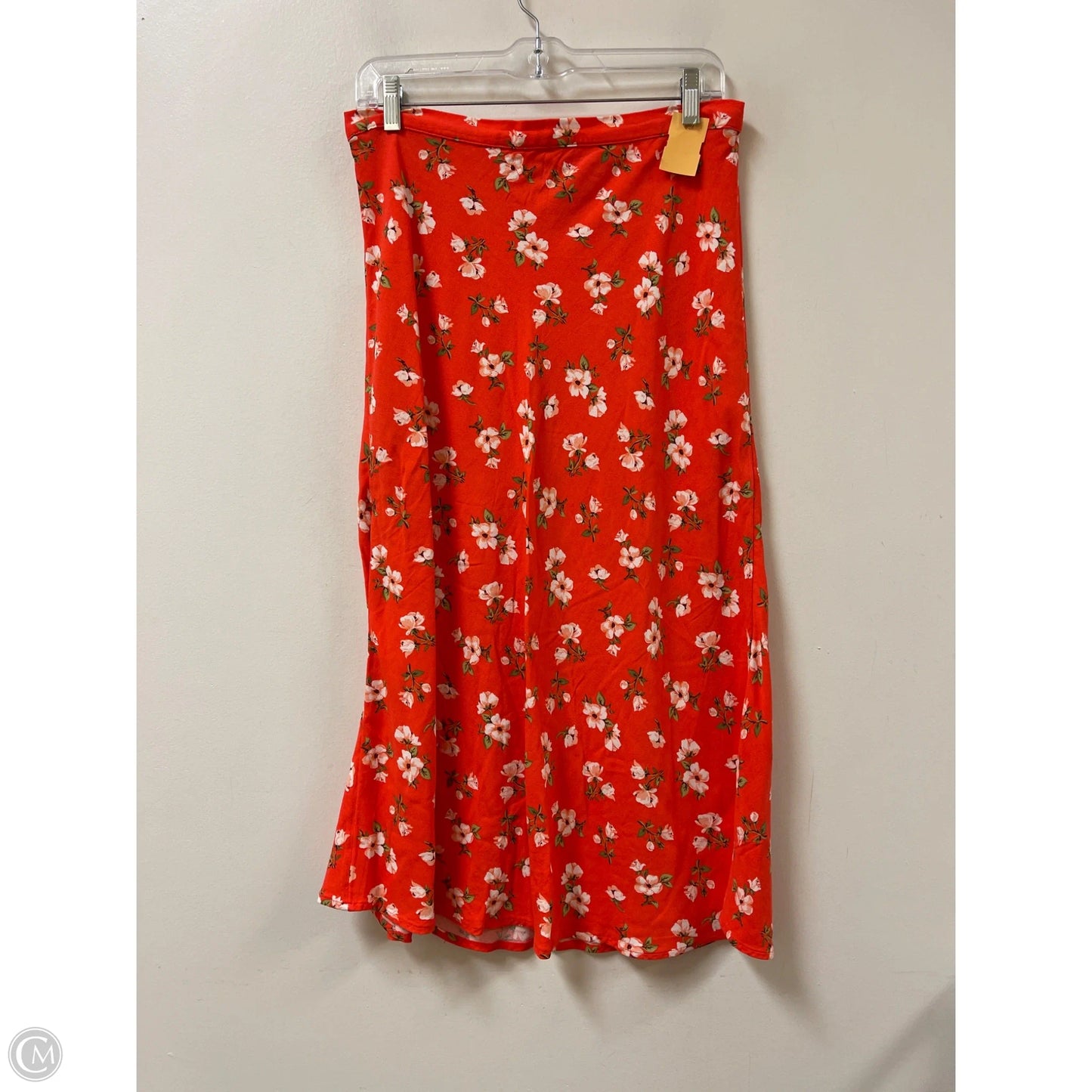 Skirt Midi By Old Navy In Orange, Size: 8