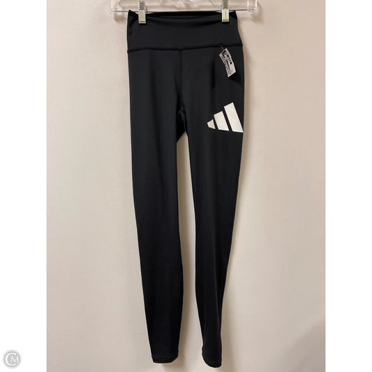Athletic Leggings By Adidas In Black, Size: S