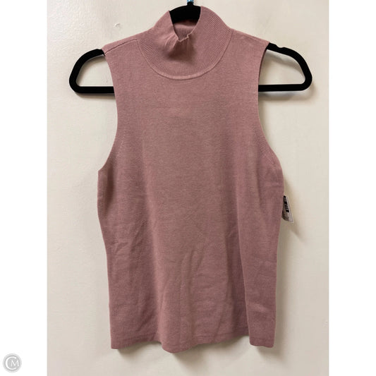 Sweater Short Sleeve By Express In Pink, Size: M