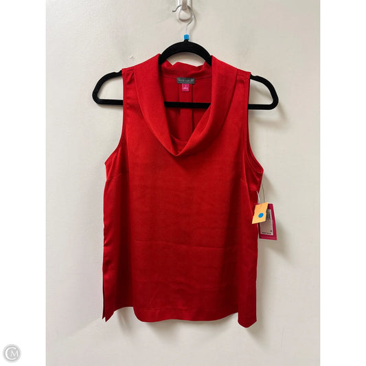 Top Sleeveless By Vince Camuto In Red, Size: S