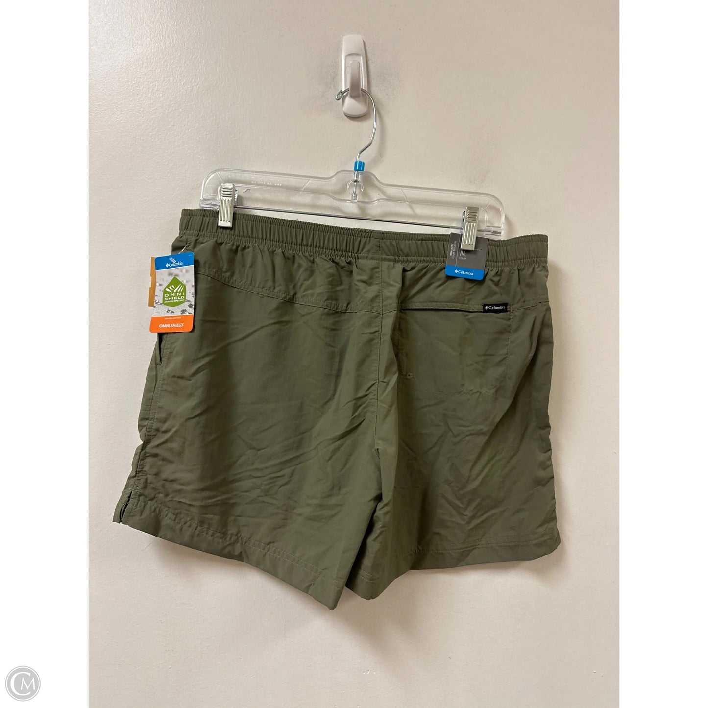 Athletic Shorts By Columbia In Green, Size: M