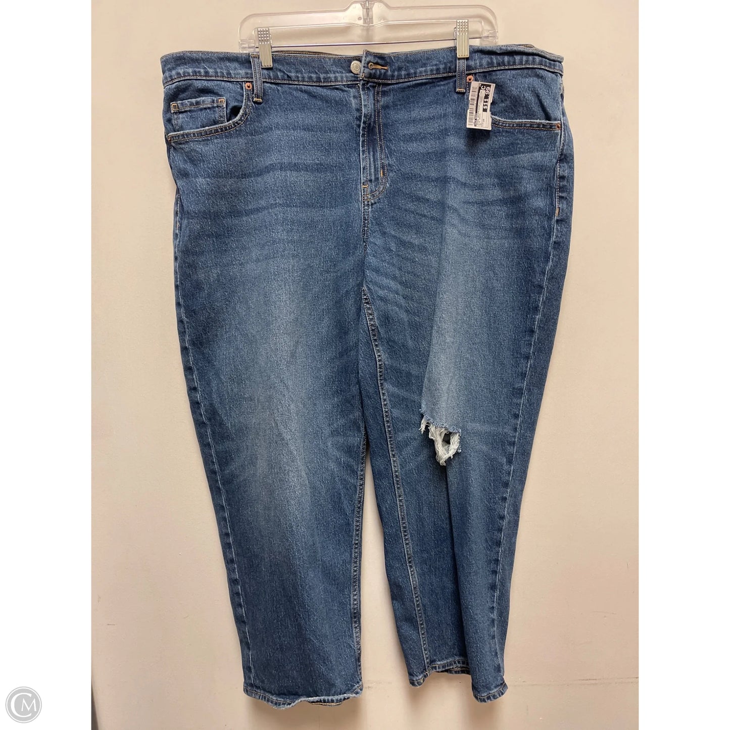Jeans Boyfriend By Old Navy In Blue Denim, Size: 20